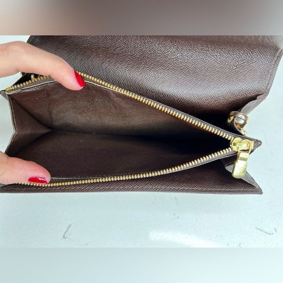 💯 AUTH Louis Vuitton Pochette Damier ebene wallet on chain - Picture 10 of 11